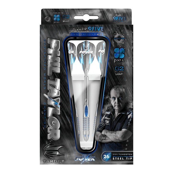 Target Phil Taylor Power 9Five Gen 2 - 95% Tungsten Steel Tip Darts Darts