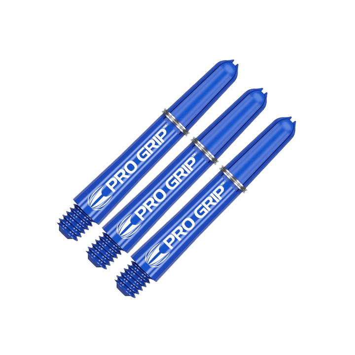 Target Pro Grip Short (34mm) Nylon Dart Shafts Blue Shafts