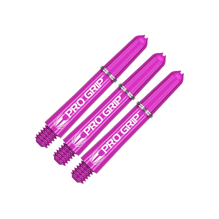 Target Pro Grip Short (34mm) Nylon Dart Shafts Purple Shafts