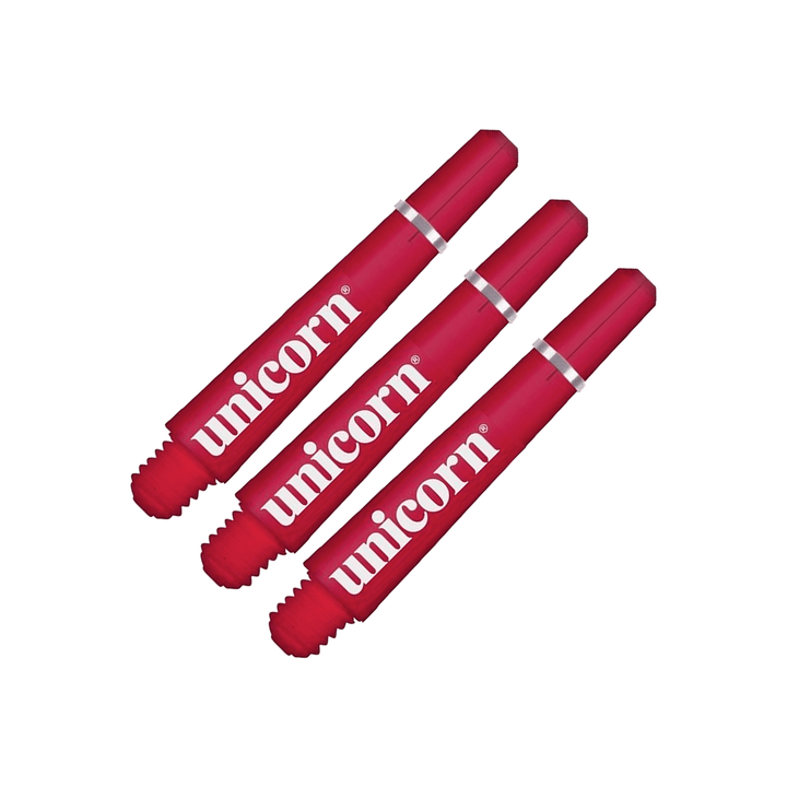 Unicorn Gripper 4 Polycarbonate Dart Shafts Red / Short (35mm) Shafts