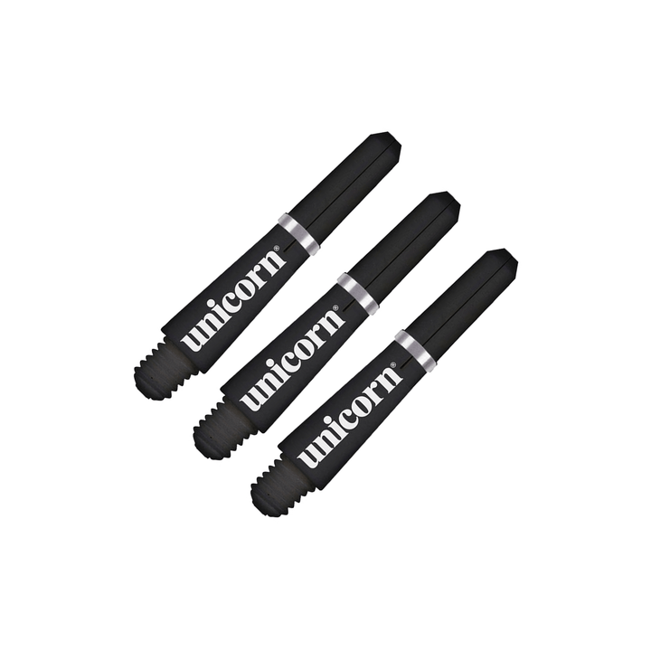 Unicorn Gripper 4 Ultra Short (29mm) Polycarbonate Dart Shafts Black Shafts