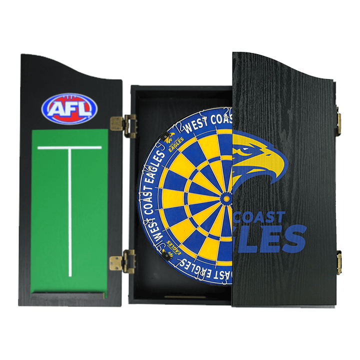 Winmau AFL Dartboard, Cabinet & Darts - Complete Darts Set Boards