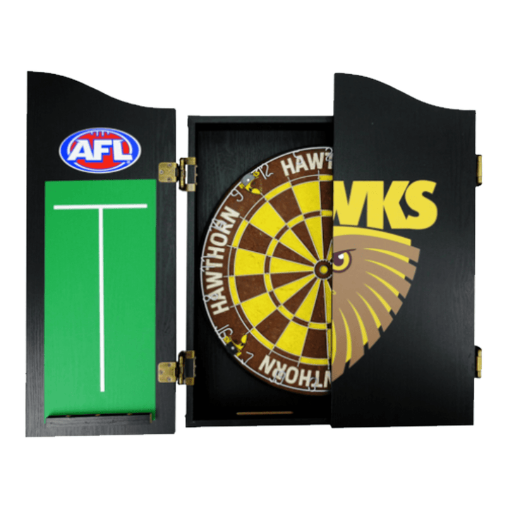 Winmau AFL Dartboard, Cabinet & Darts - Complete Darts Set Boards