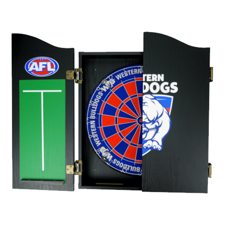 Winmau AFL Dartboard, Cabinet & Darts - Complete Darts Set Boards