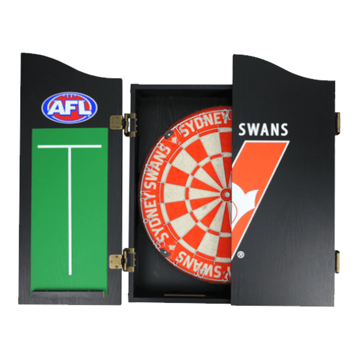 Winmau AFL Dartboard, Cabinet & Darts - Complete Darts Set Boards