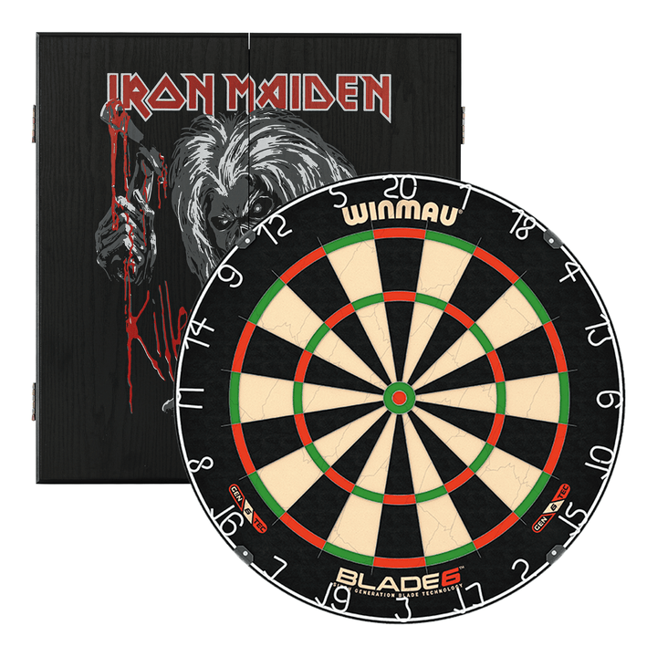 Winmau Blade 6 Dartboard & Rock Legends Cabinet Bundle Blade 6 / Killers Boards