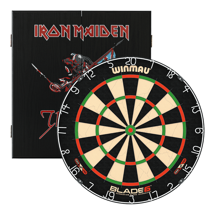 Winmau Blade 6 Dartboard & Rock Legends Cabinet Bundle Blade 6 / Trooper Boards