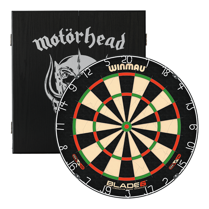 Winmau Blade 6 Dartboard & Rock Legends Cabinet Bundle Blade 6 / War Pig Boards