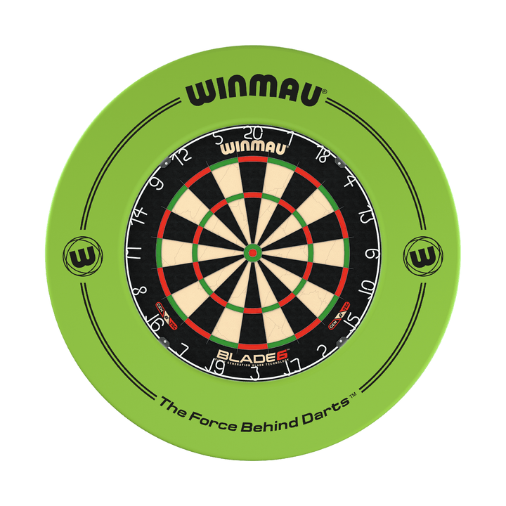 Winmau Blade 6 Dartboard & Surround Bundle Blade 6 / Green Boards