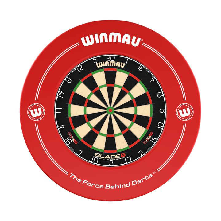 Winmau Blade 6 Dartboard & Surround Bundle Blade 6 / Red Boards