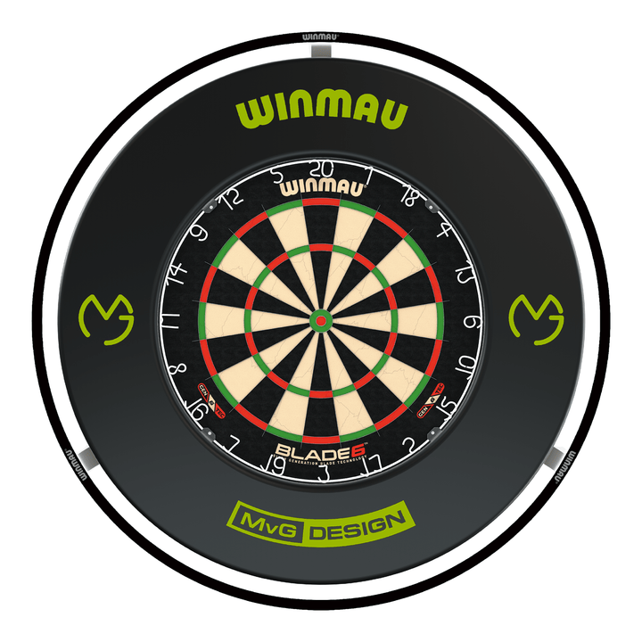 Winmau Blade 6 Dartboard, Surround & Light Bundle Blade 6 / MVG / Winmau Plasma Light Boards