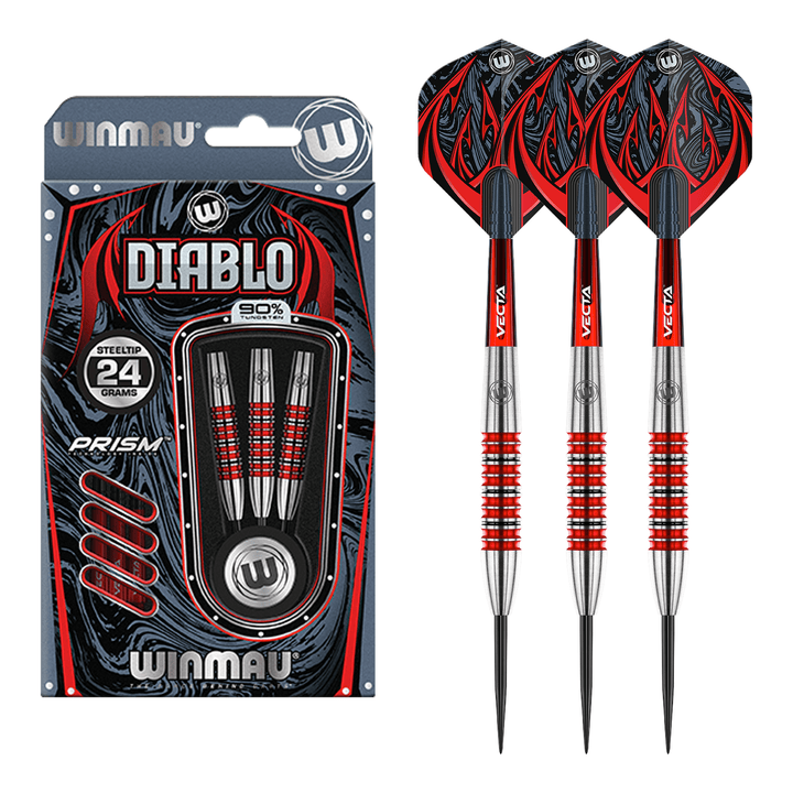 Winmau Diablo Torpedo Barrel - 90% Tungsten Steel Tip Darts Darts