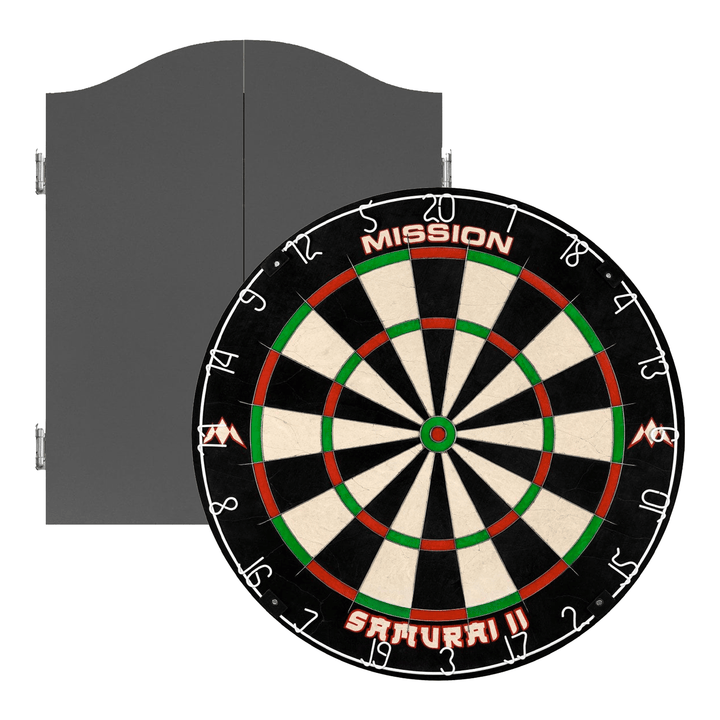 Winmau Samurai II Dartboard & Cabinet Bundle Boards