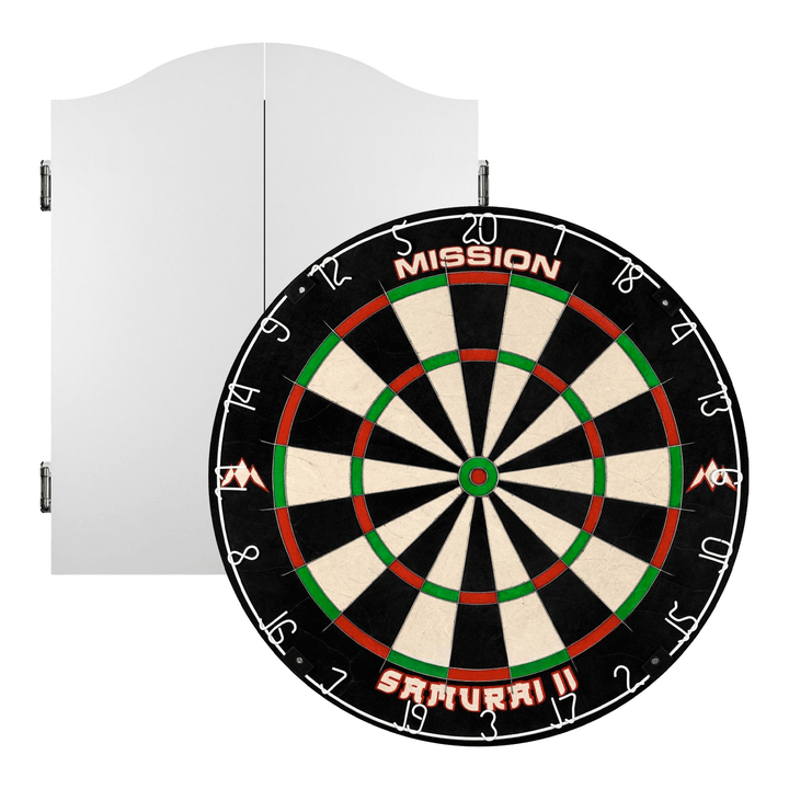 Winmau Samurai II Dartboard & Cabinet Bundle Boards