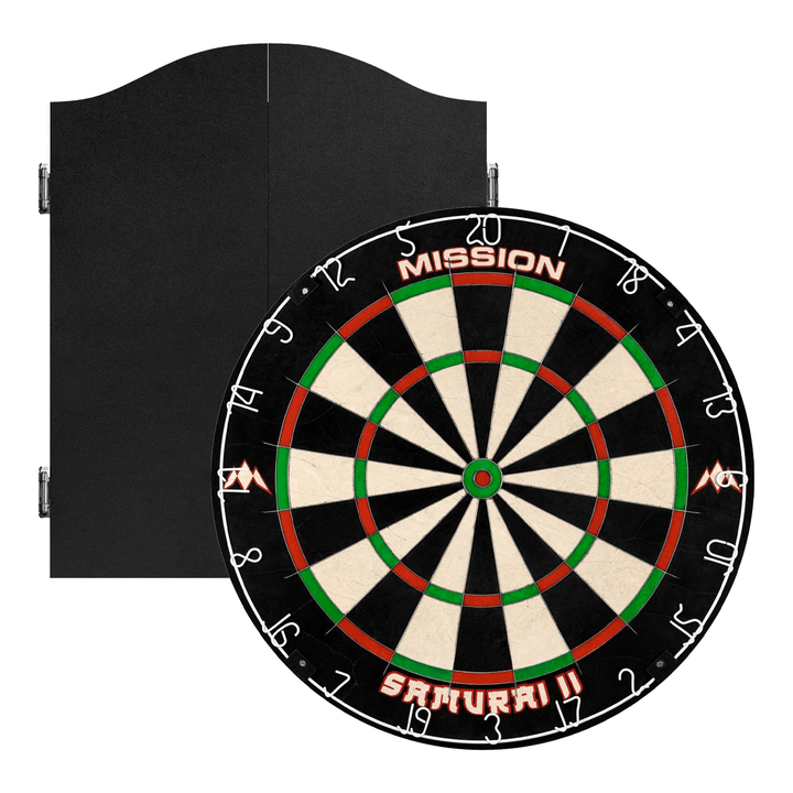 Winmau Samurai II Dartboard & Cabinet Bundle Boards