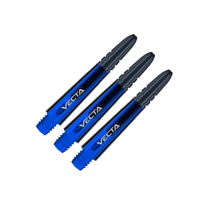 Winmau Vecta Short (34mm) Polycarbonate / Aluminium Dart Shafts Blue Shafts