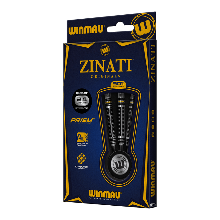 Winmau Zinati Steel Tip Darts - 90% Tungsten - 22 Grams Darts